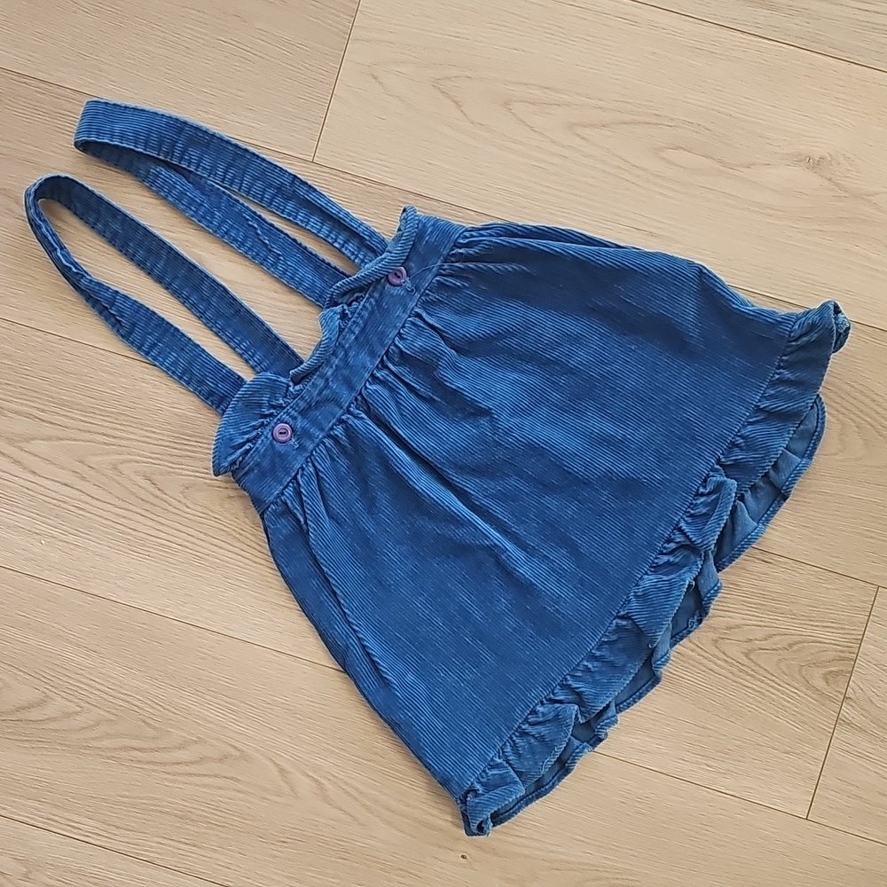 Vintage 80s‎ Eaton Corduroy Pinafore Dress, Size 6